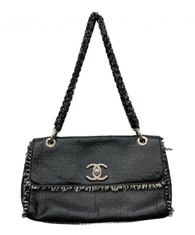 中古・古着通販】CHANEL (シャネル) ココマーク ツイードチェーン