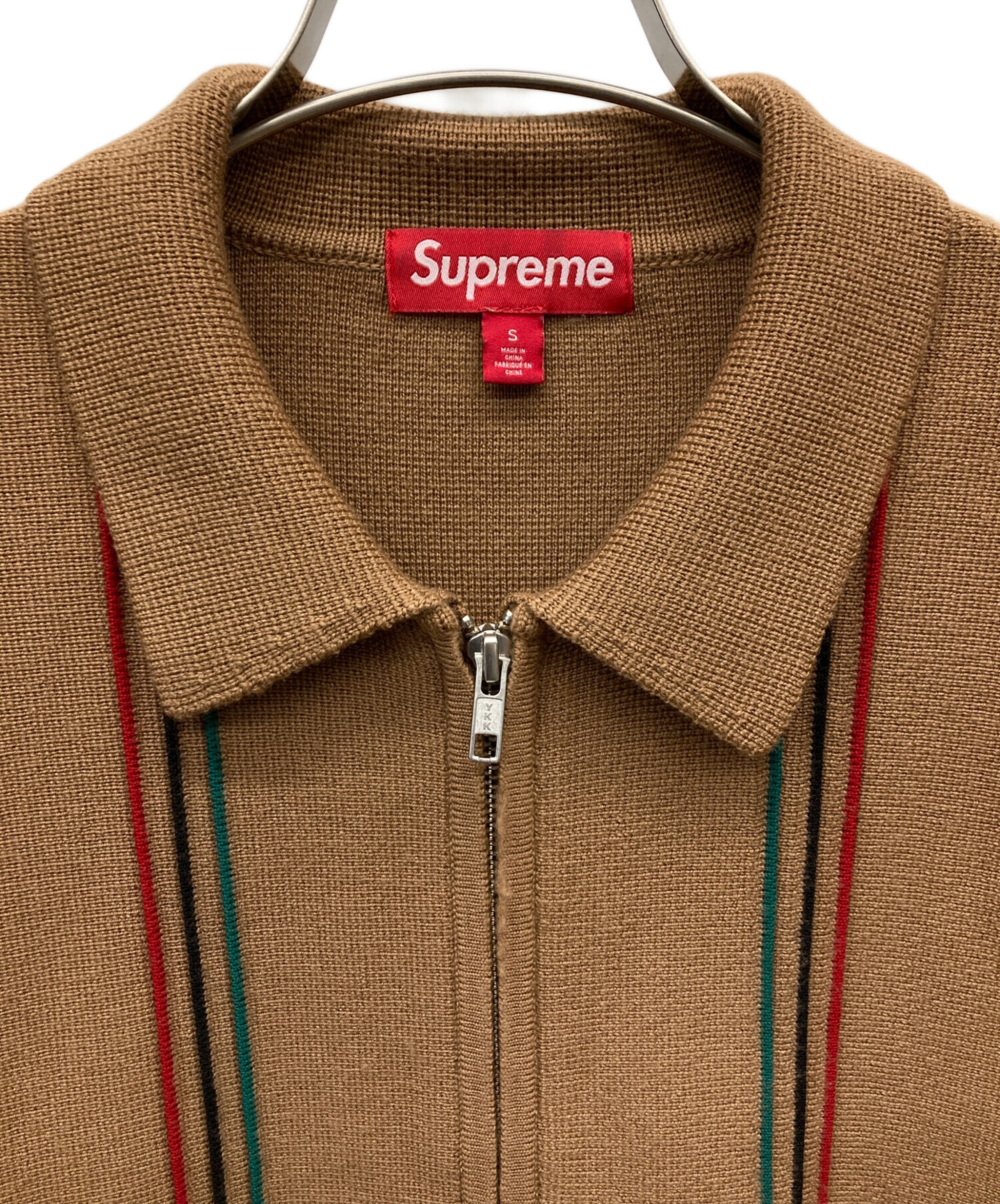 中古・古着通販】SUPREME (シュプリーム) 25AW Stripe Zip Up Polo 