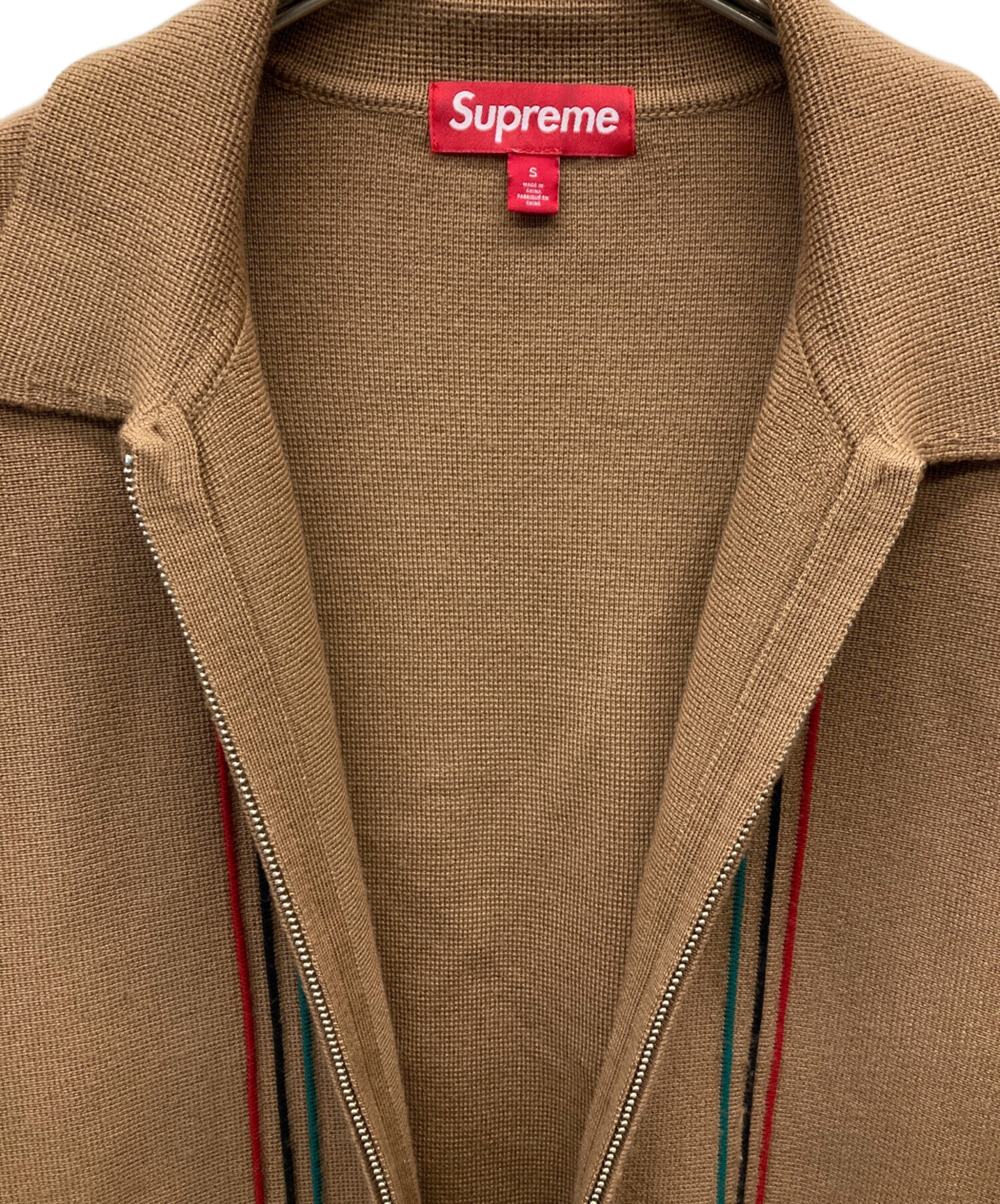 中古・古着通販】SUPREME (シュプリーム) 25AW Stripe Zip Up Polo 