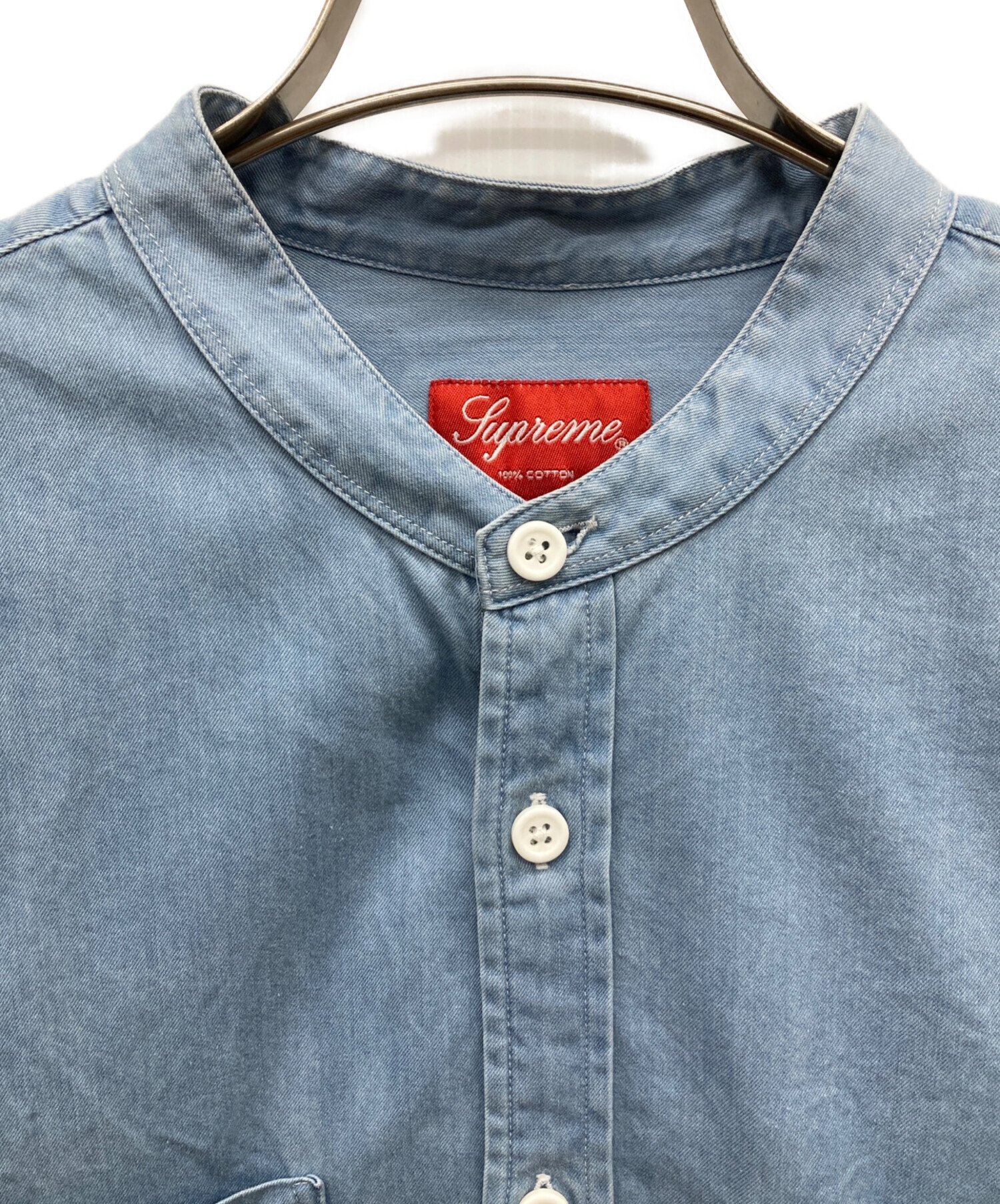 中古・古着通販】SUPREME (シュプリーム) 15SS デニムバンドカラー