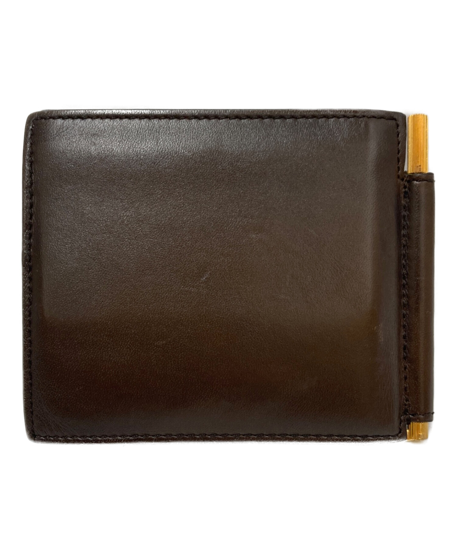 中古・古着通販】TOM FORD (トムフォード) マネークリップ付き二つ折り