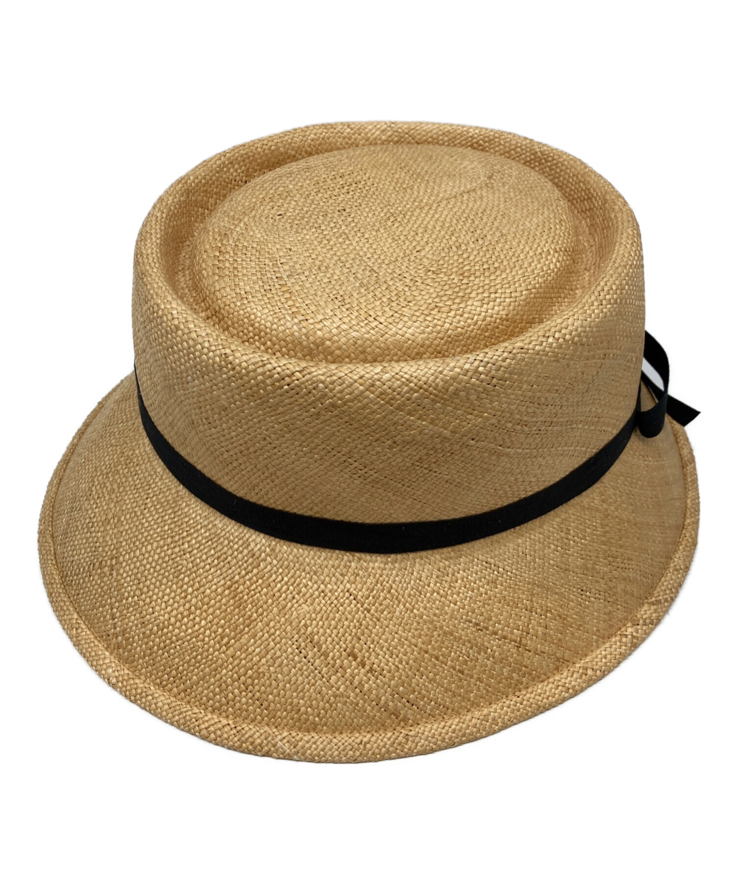ベルレッタ BERRETTA ストローハット 中古・古着通販】BERRETTA (ベルレッタ) ストローハット ベージュ