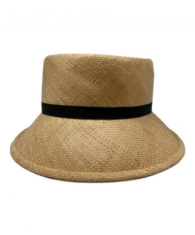 ベルレッタ　ストローハット　m 中古・古着通販】BERRETTA (ベルレッタ) ストローハット ベージュ