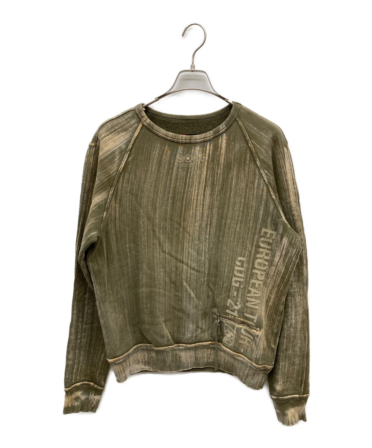 中古・古着通販】DIESEL (ディーゼル) ヴィンテージ加工 スウェット