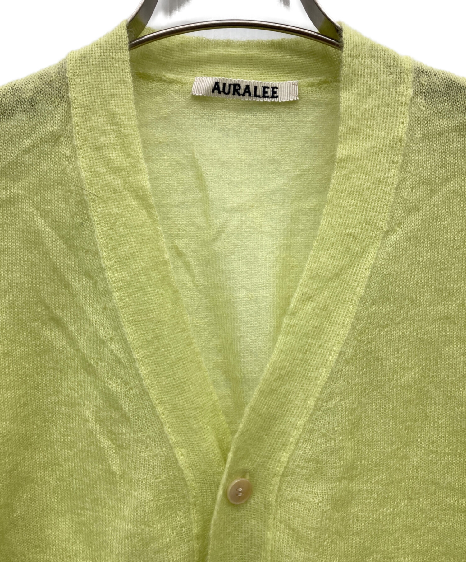 中古・古着通販】AURALEE (オーラリー) KID MOHAIR SHEER KNIT