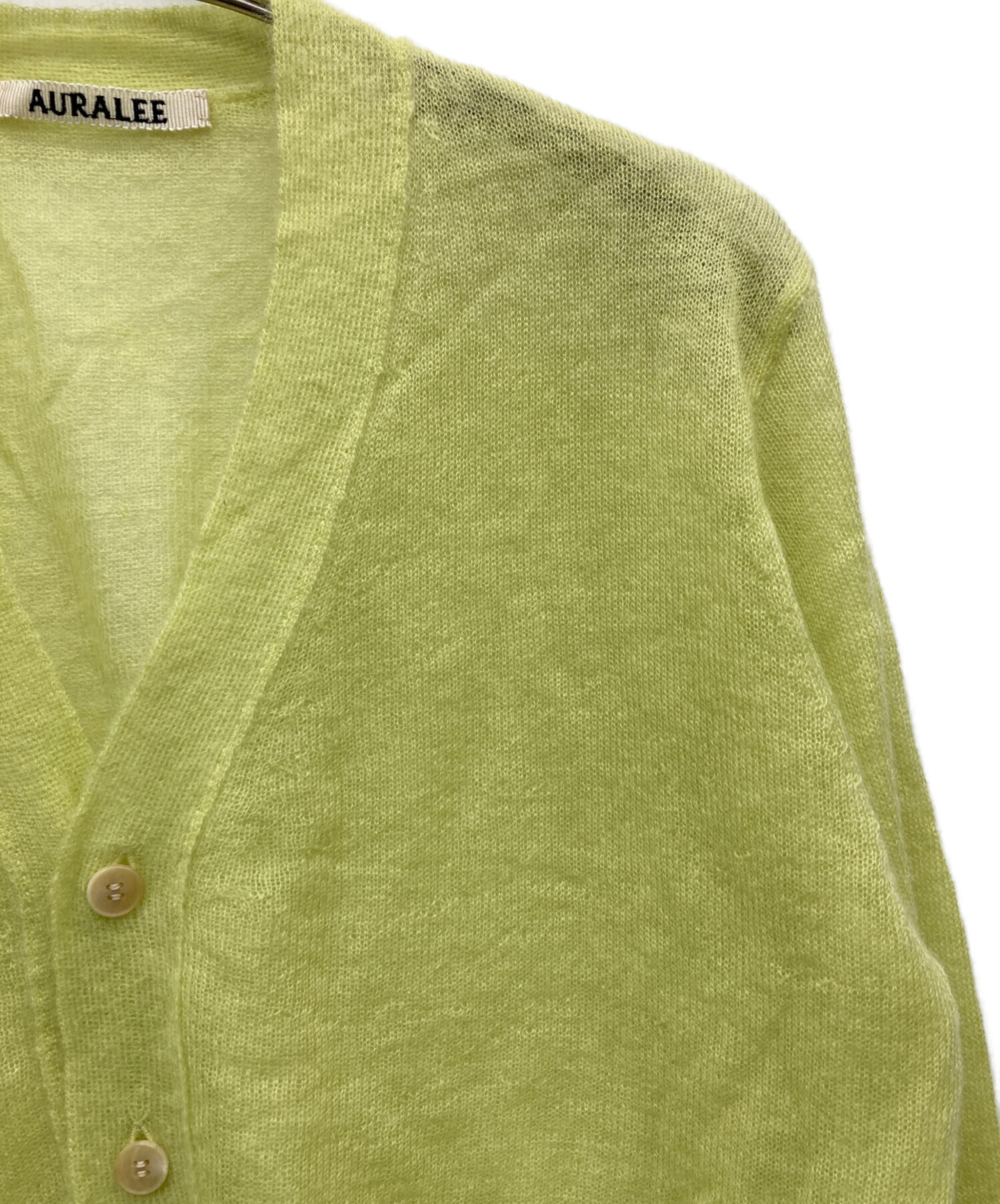 中古・古着通販】AURALEE (オーラリー) KID MOHAIR SHEER KNIT