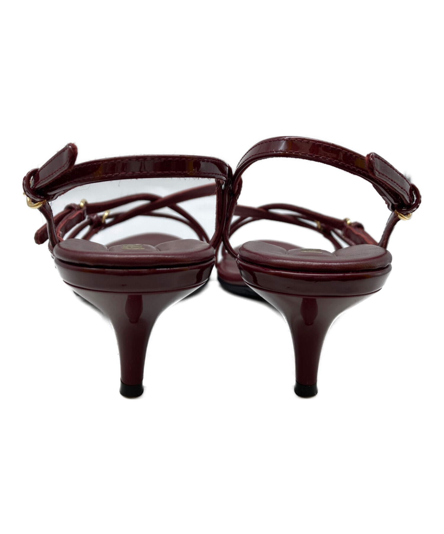 中古・古着通販】MIU MIU (ミュウミュウ) PATENT LEATHER SANDALS