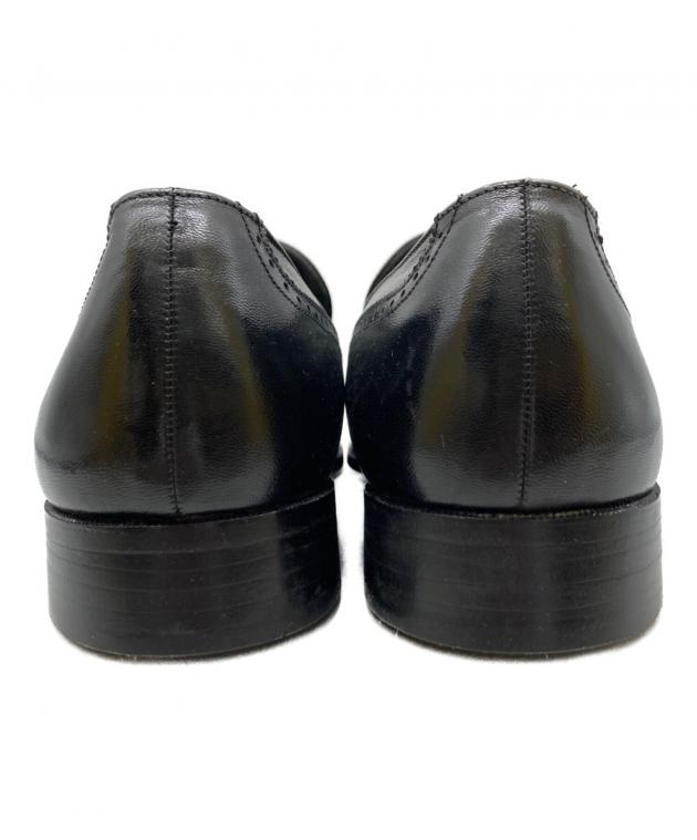 中古・古着通販】BALLY (バリー) ウイングチップ ローファー ブラック