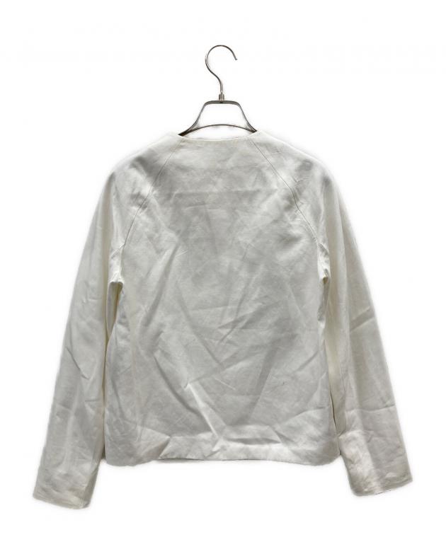 中古・古着通販】JIL SANDER (ジルサンダー) リネン混ノーカラー