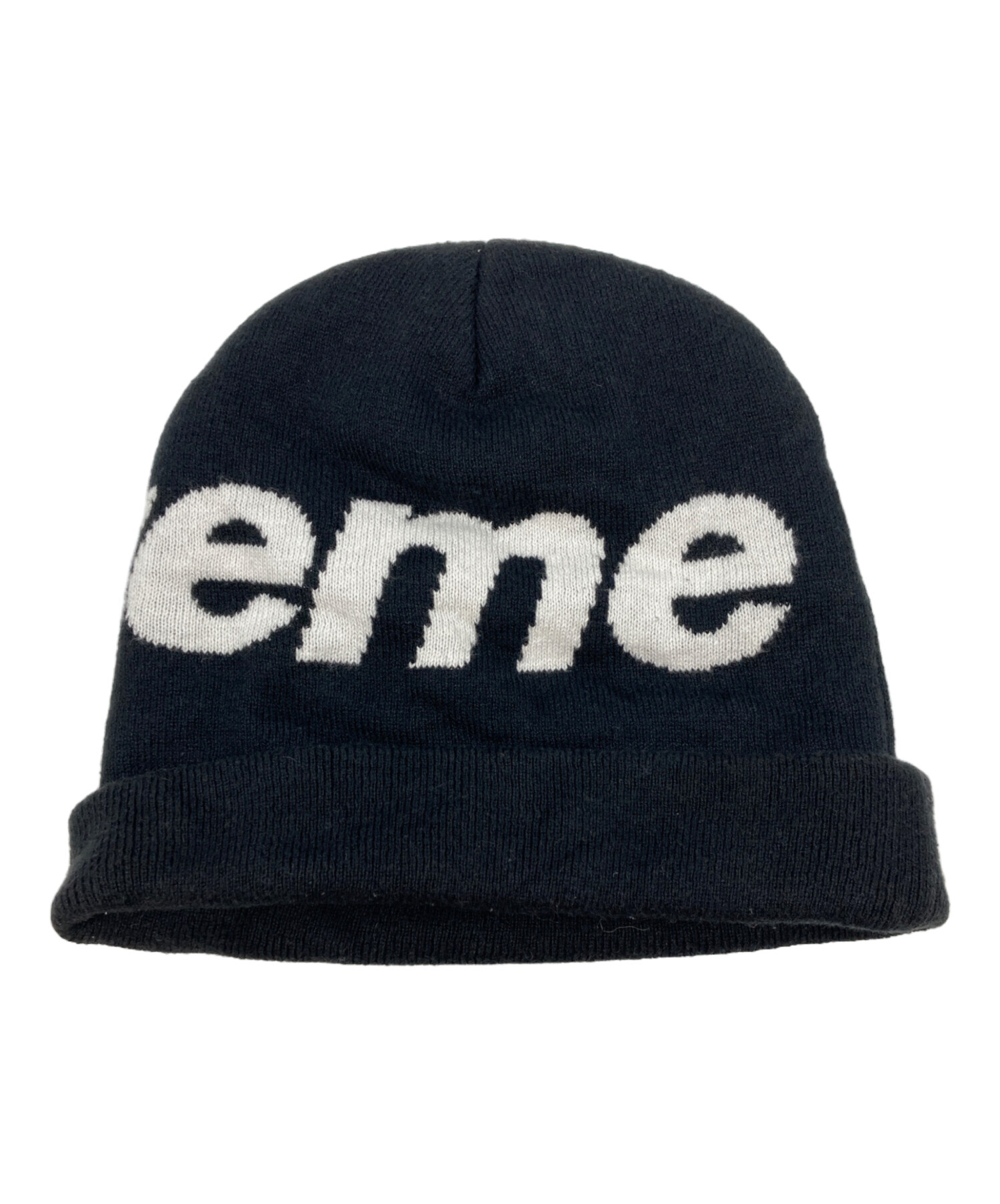中古・古着通販】SUPREME (シュプリーム) Big Logo Beanie ブラック