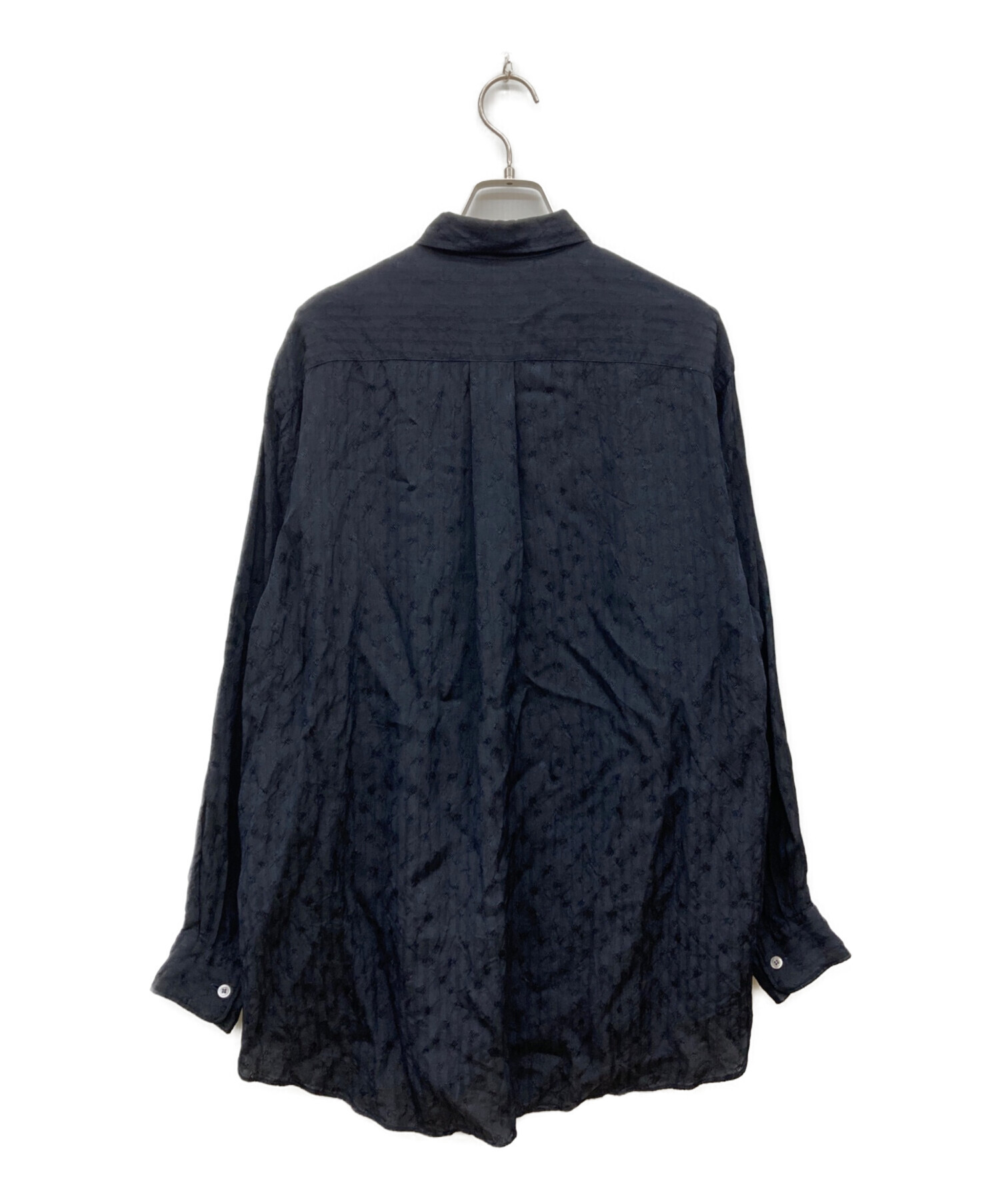 80s コムデギャルソンオムプリュス ワイドシャツ 紺色系 中古・古着通販】COMME des GARCONS HOMME (コムデギャルソン オム