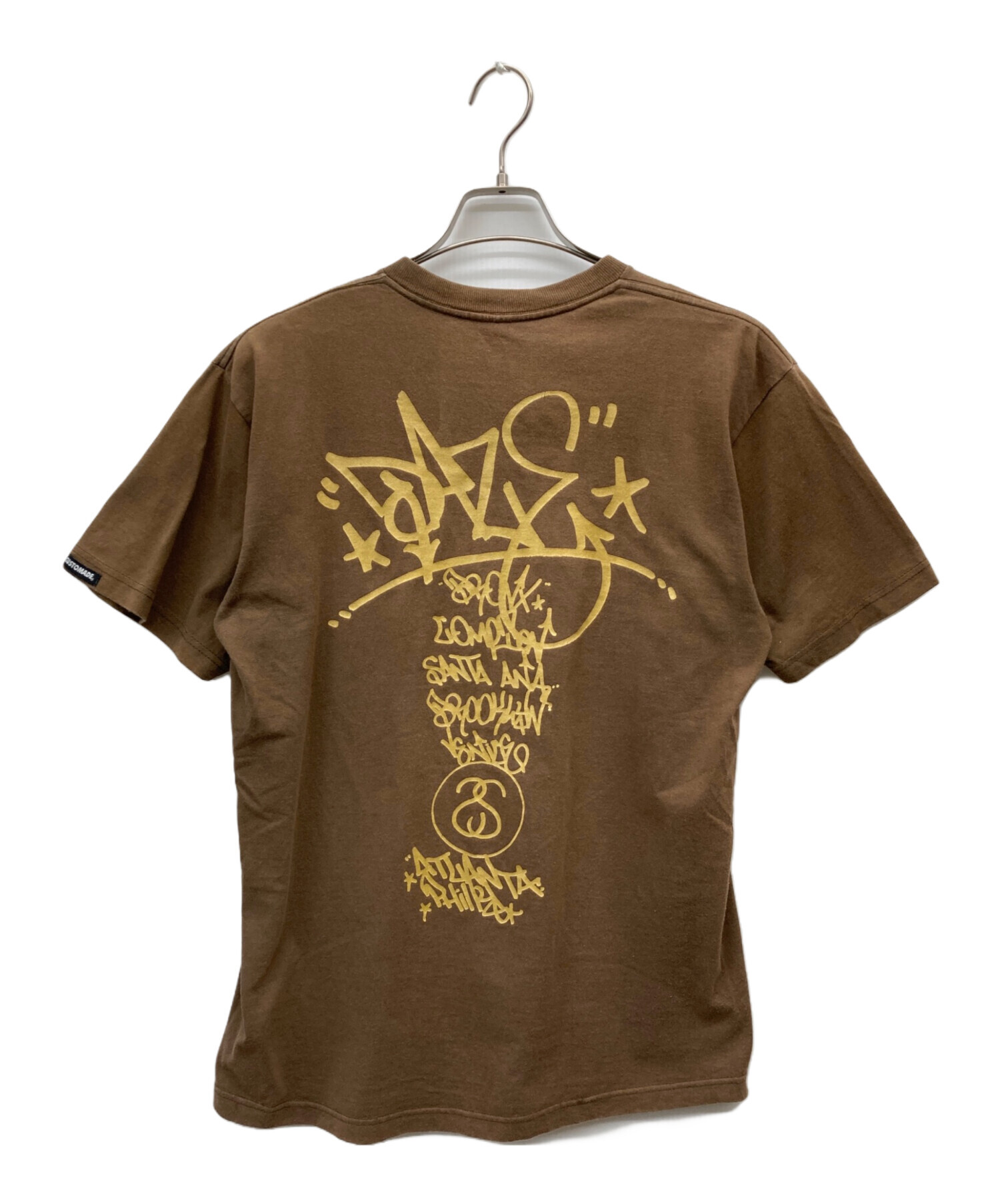 90s OLD STUSSY ローライダー Tシャツ L ブラウン 中古・古着通販】stussy (ステューシー) 90's CUSTOMADE Tシャツ