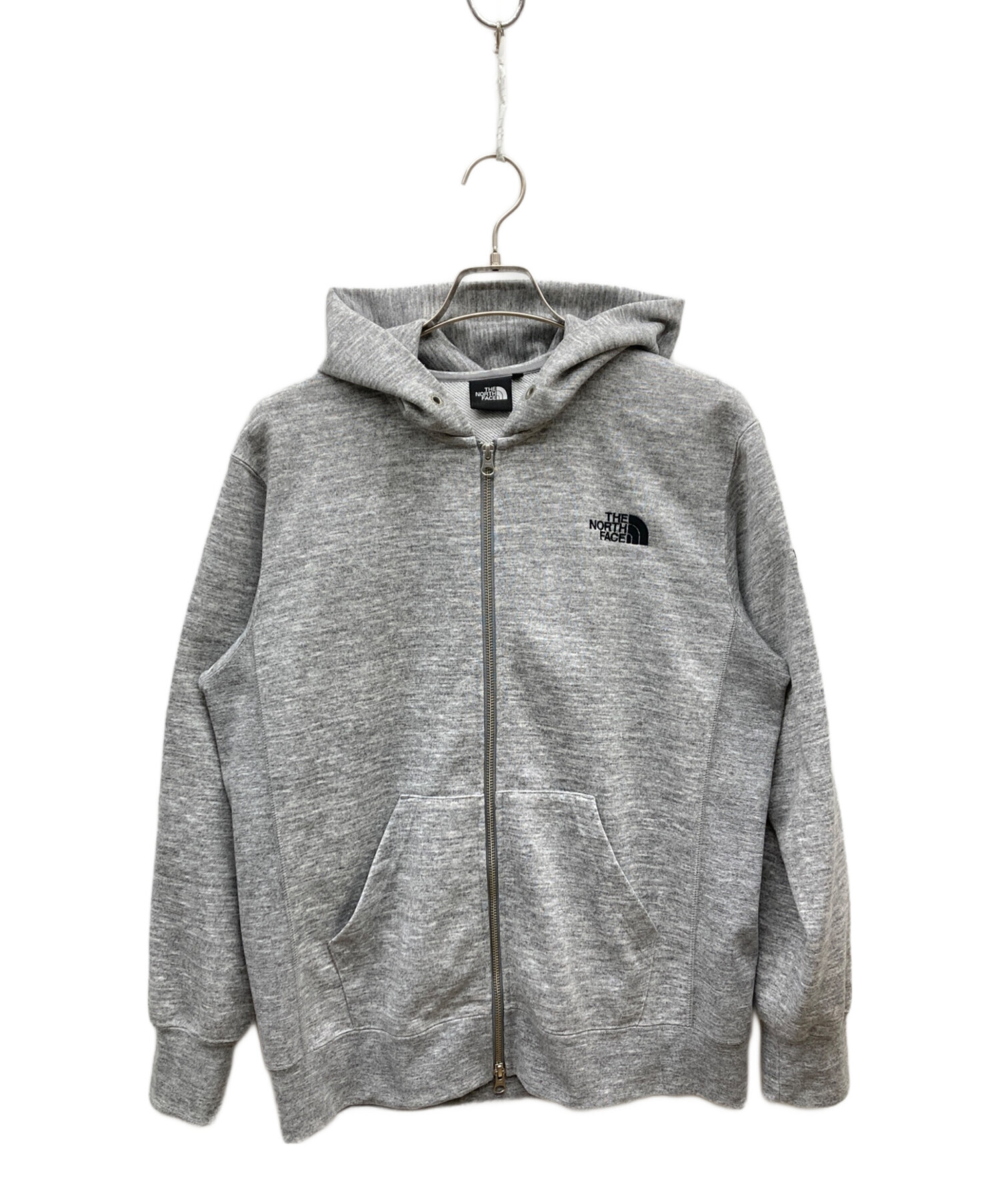 THE NORTH FACE グレー フルジップ パーカー L 中古・古着通販】THE NORTH FACE (ザ ノース フェイス) ジップパーカー