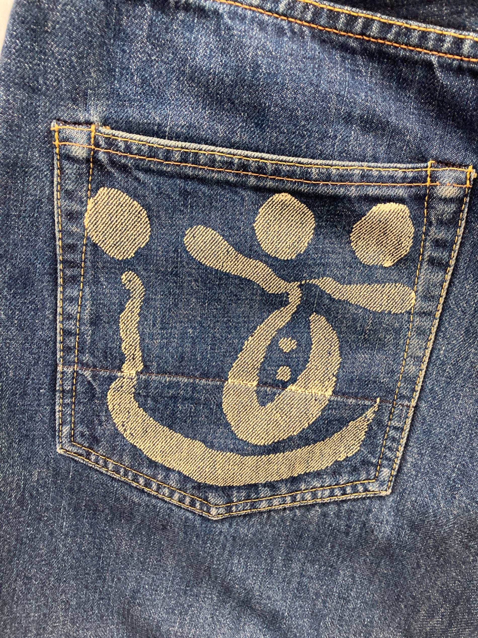 中古・古着通販】EVISU (エヴィス) 道楽デニムパンツ インディゴ