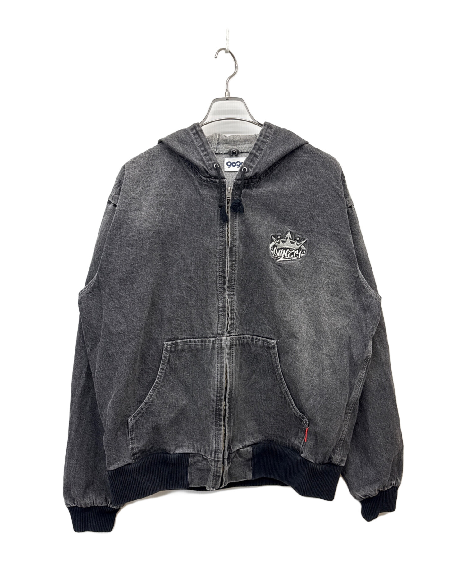 中古・古着通販】9090 (9090) King Logo Vintage Denim Hoodie