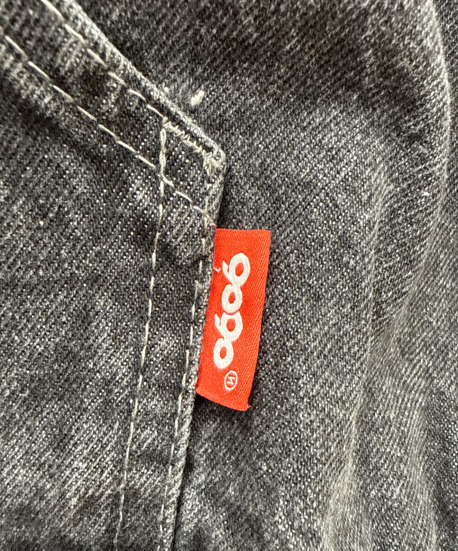 中古・古着通販】9090 (9090) King Logo Vintage Denim Hoodie