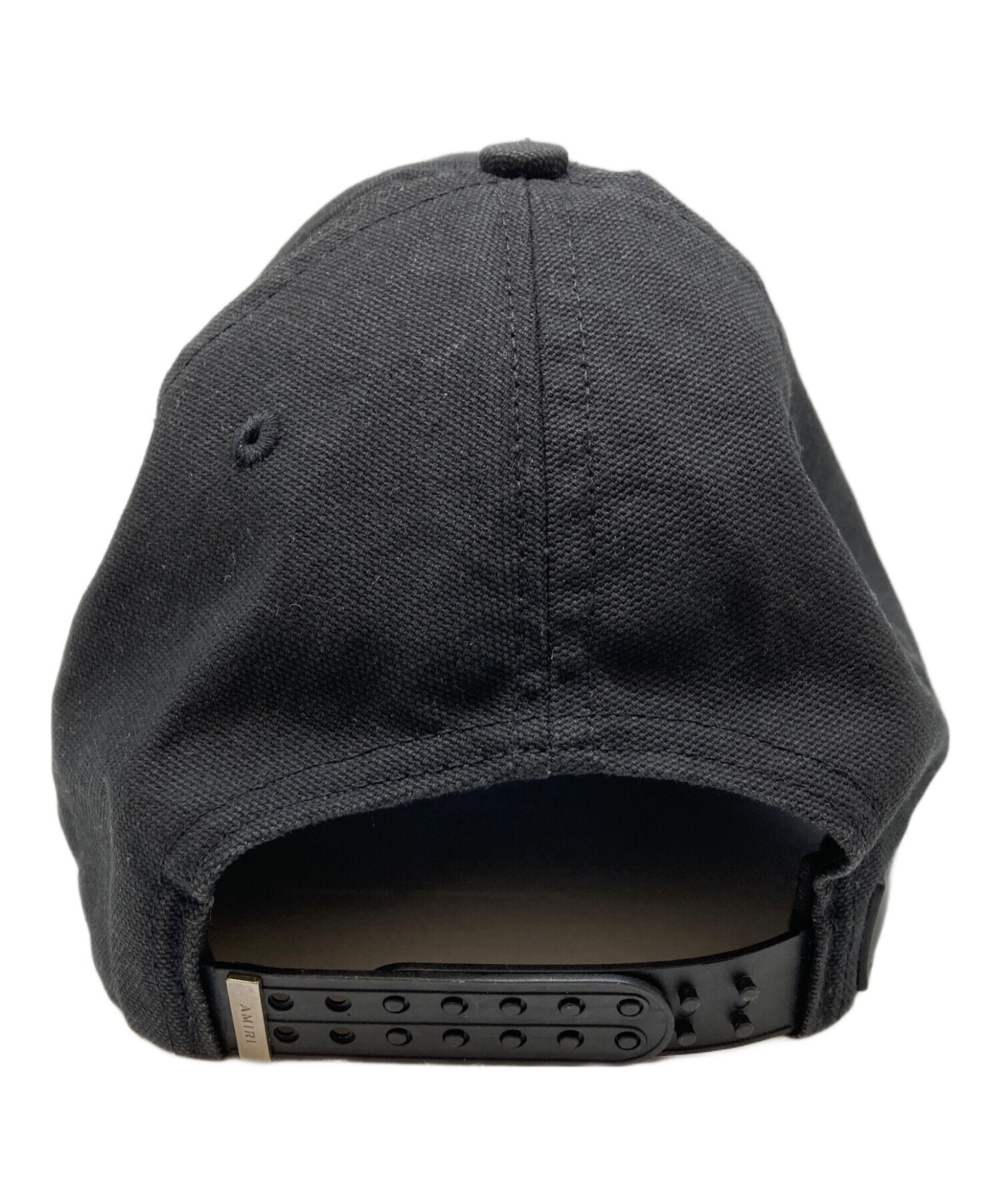 中古・古着通販】AMIRI (アミリ) ロゴ刺繍トラッカーキャップ ブラック