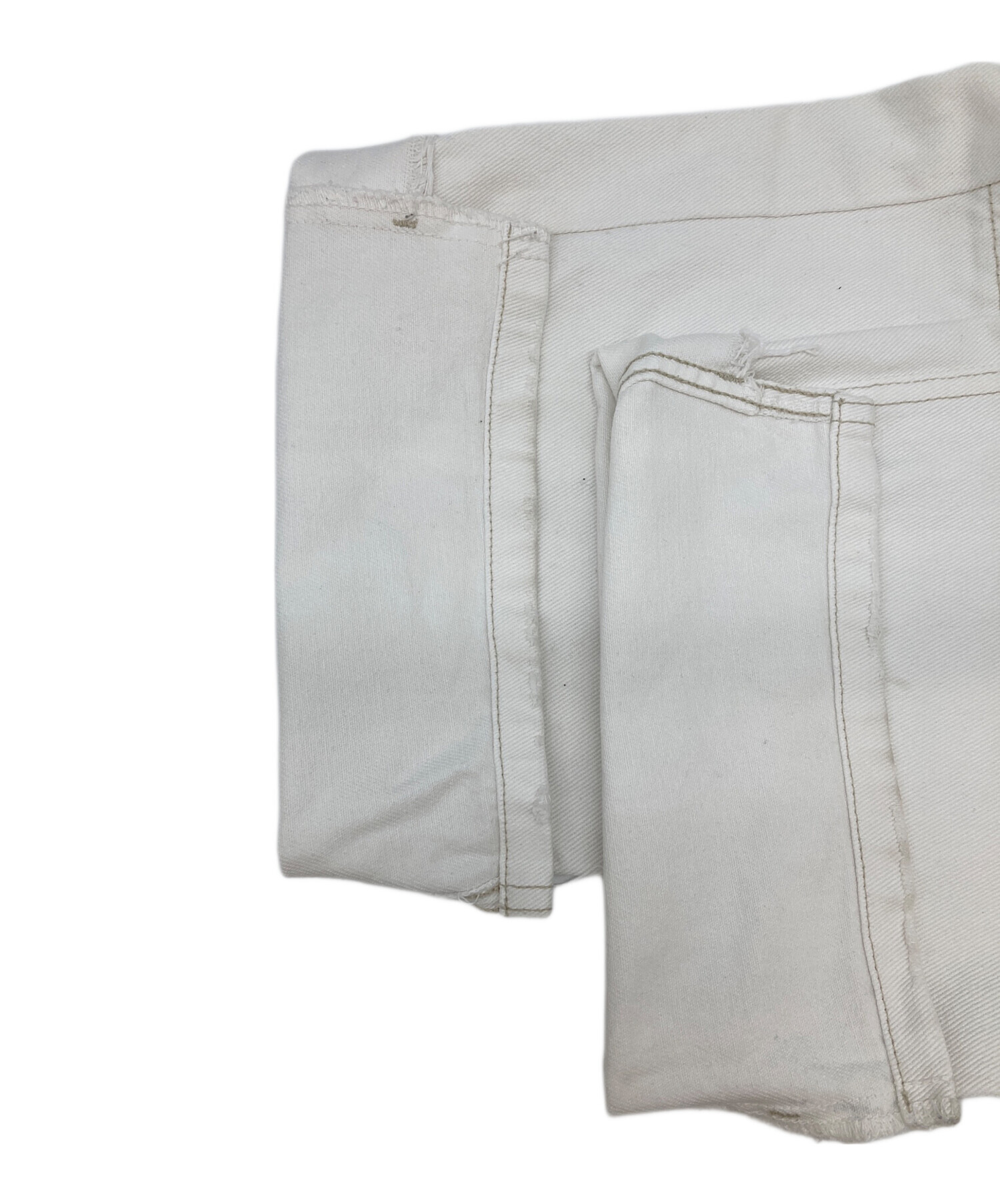 中古・古着通販】YENN (イエン) HIGH RISE TUCK WIDE PANTS ホワイト