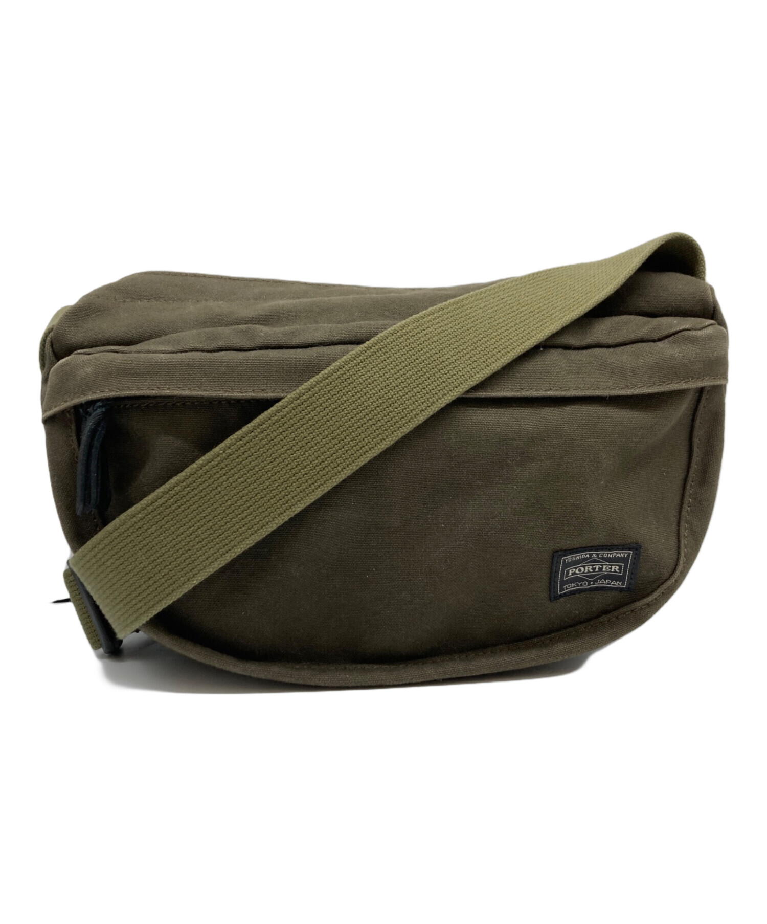 中古・古着通販】PORTER (ポーター) ショルダーバッグ オリーブ