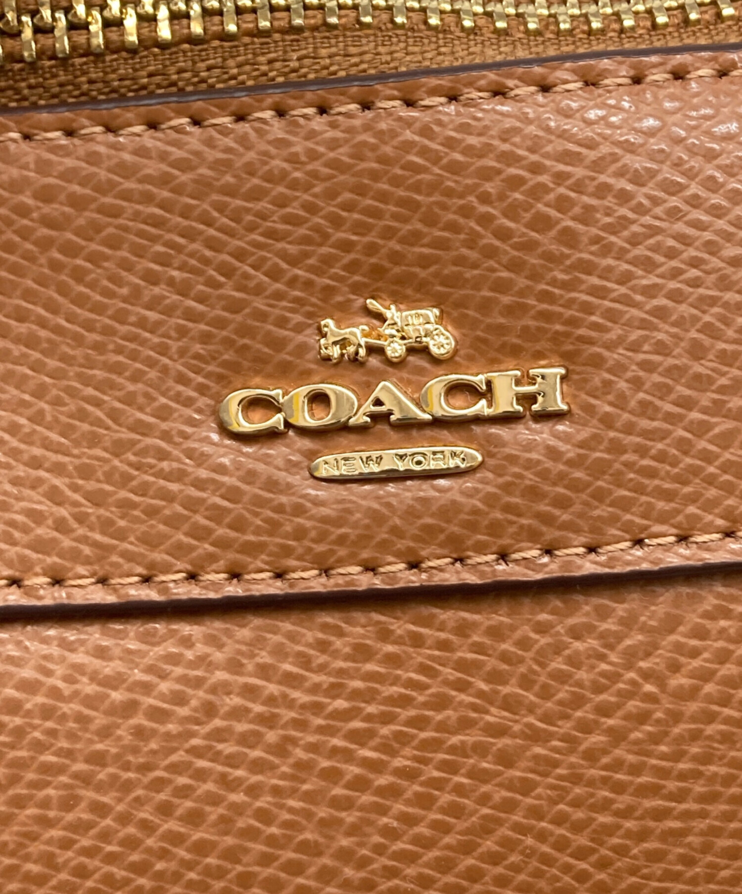 中古・古着通販】COACH (コーチ) 2WAYミニボストンバッグ ブラウン