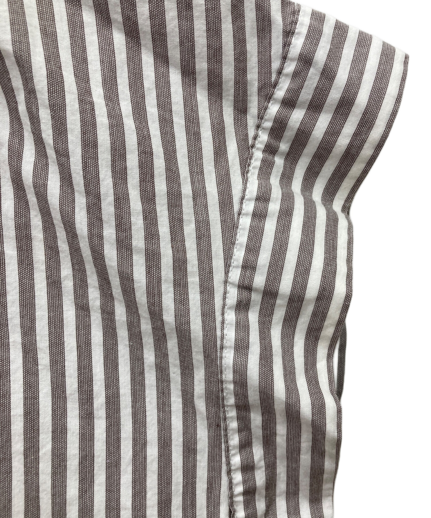 中古・古着通販】mizuiro-ind (ミズイロインド) ギャザーストライプ 