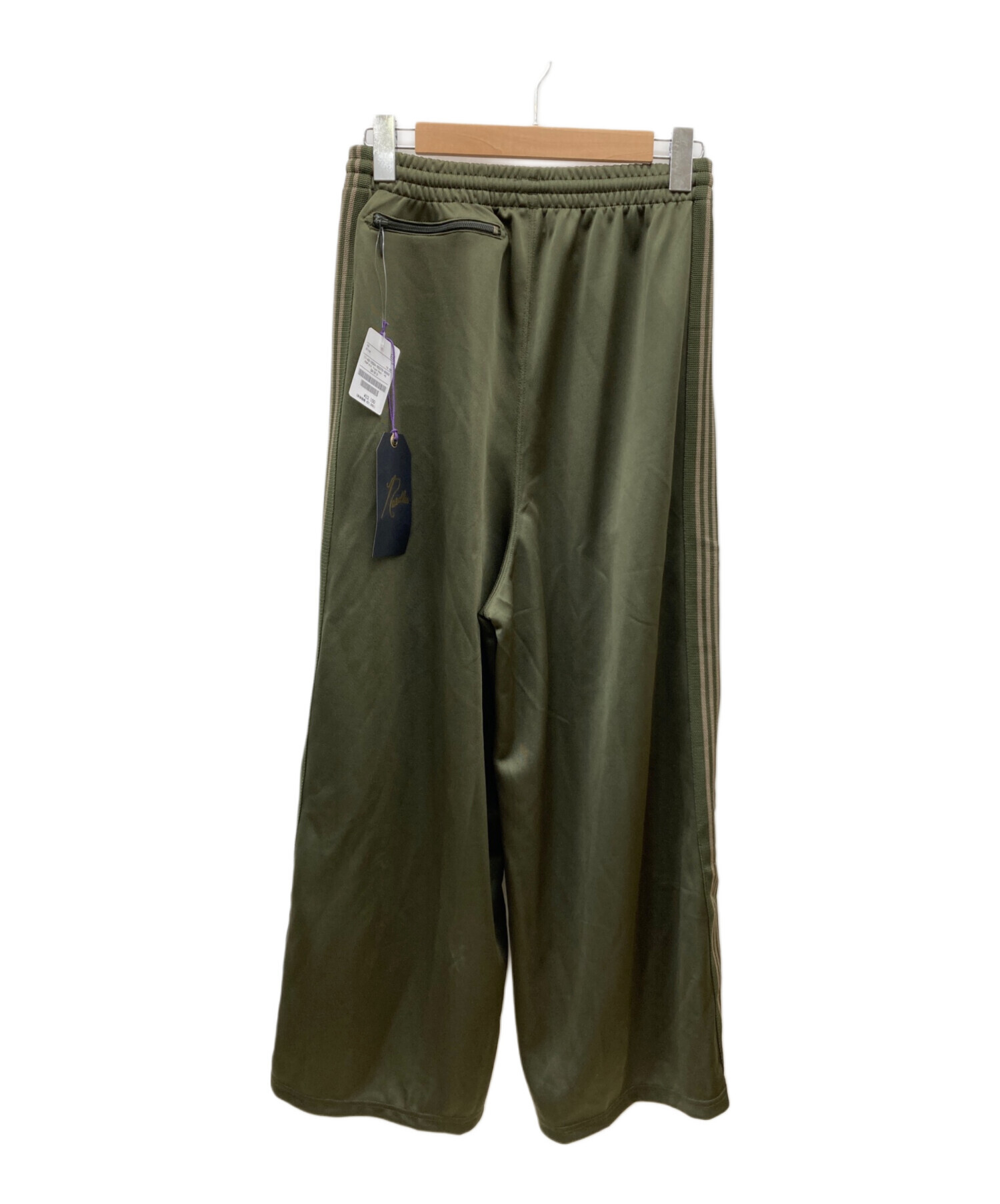 Needles トラックパンツ オリーブ　ヒザデル 中古・古着通販】Needles (ニードルズ) H.D ヒザデル トラックパンツ