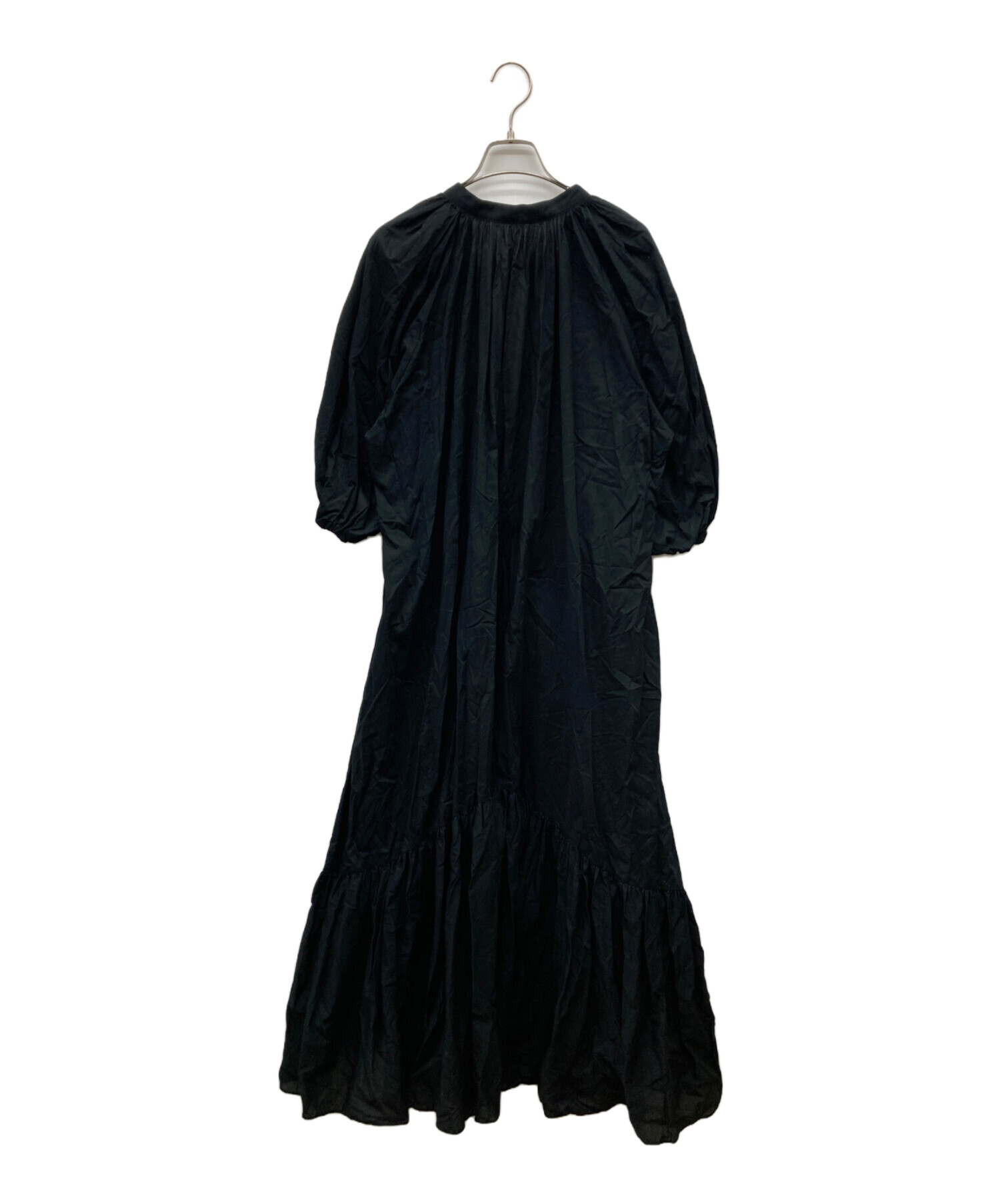 plage 38 完売品 中古・古着通販】Plage (プラージュ) ローンマキシワンピース ブラック