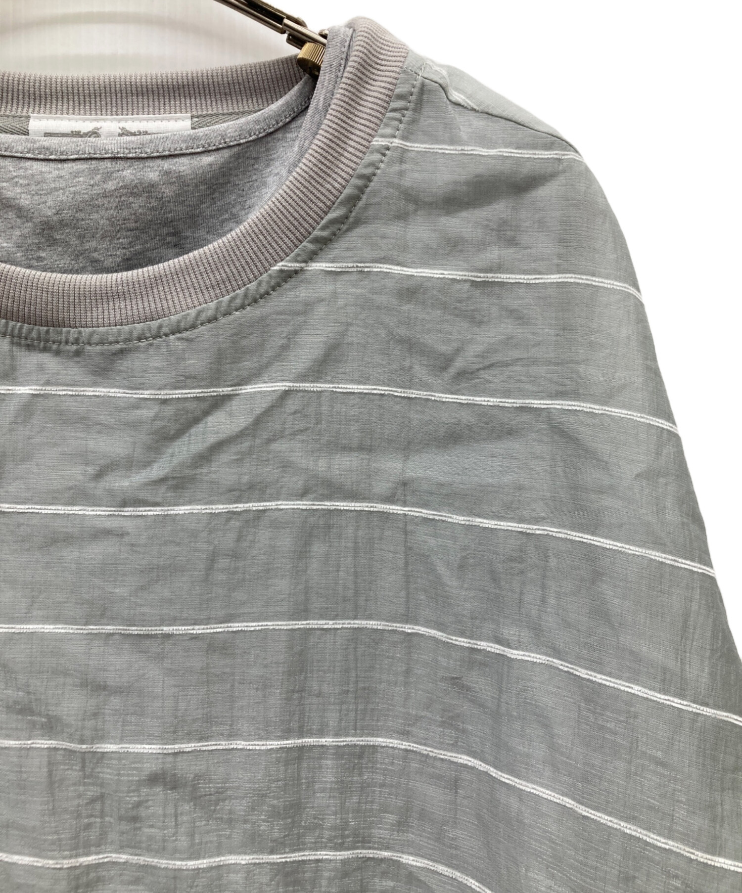 中古・古着通販】BEARDSLEY (ビアズリー) シアーボーダーシャツTee