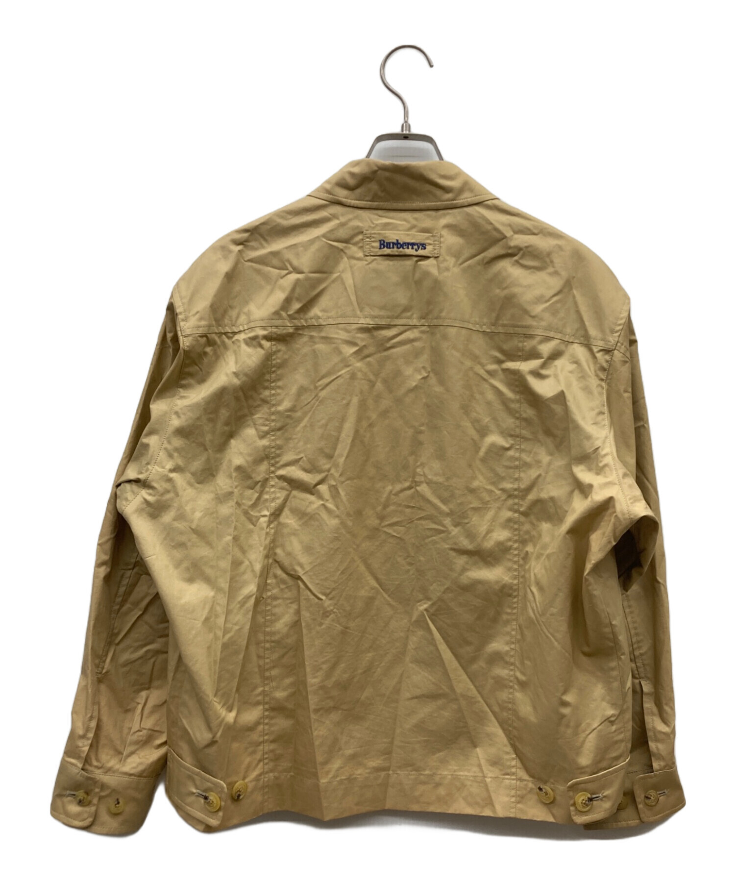 Burberrys ベージュ カジュアルジャケット 中古・古着通販】Burberry's (バーバリーズ) ロゴ刺繍ジップブルゾン