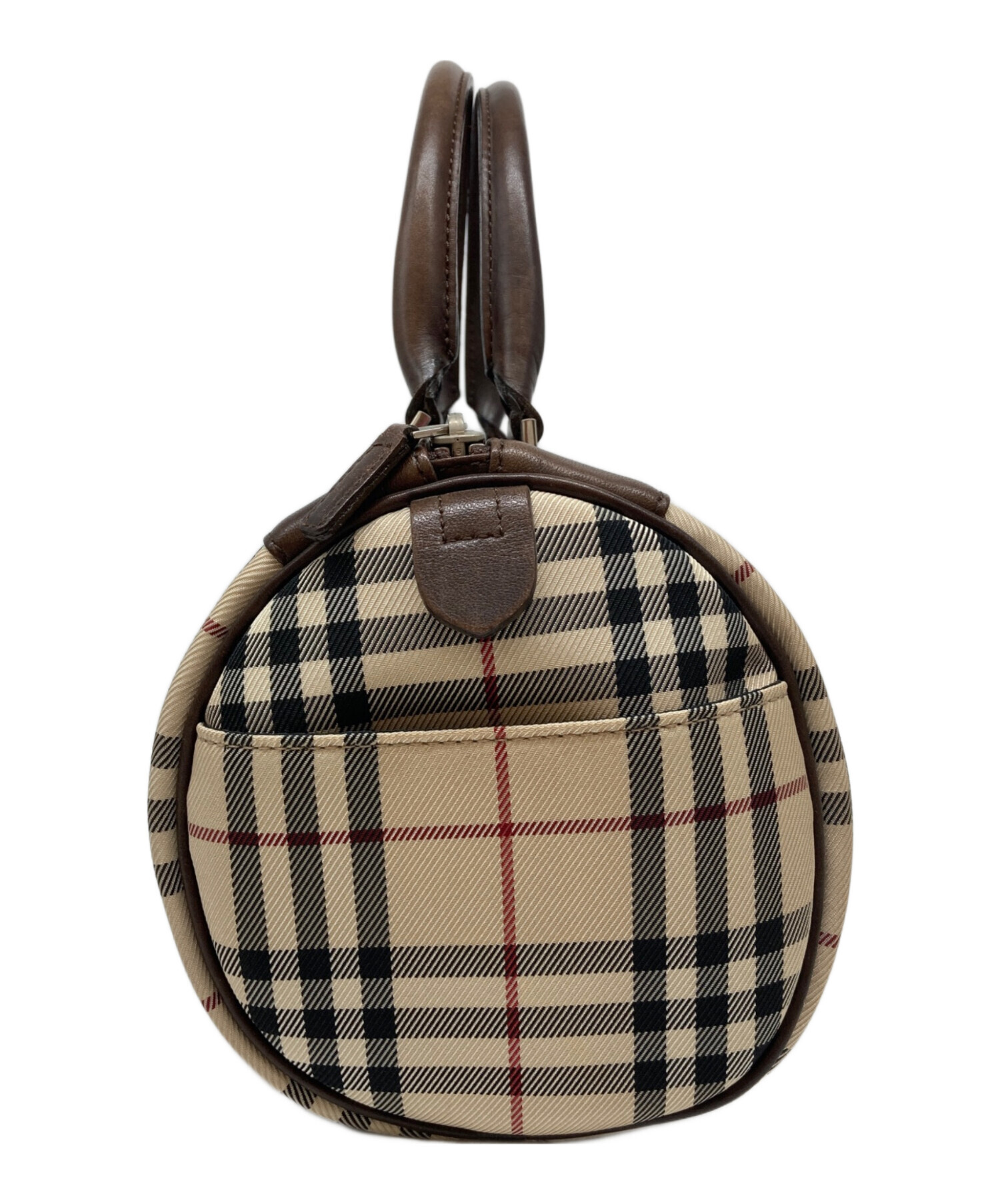 中古・古着通販】BURBERRY (バーバリー) ノバチェックミニボストン
