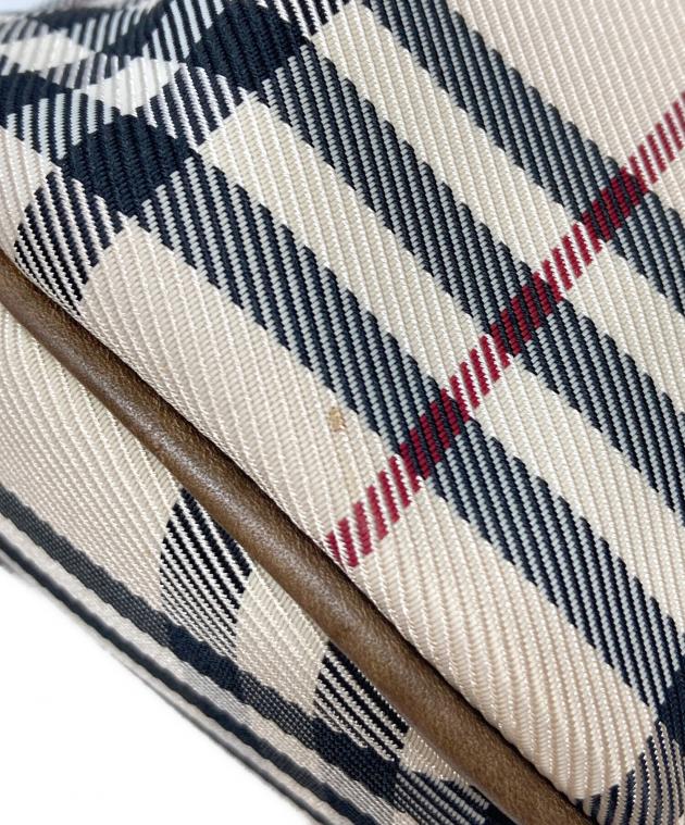 中古・古着通販】BURBERRY (バーバリー) ノバチェックミニボストン
