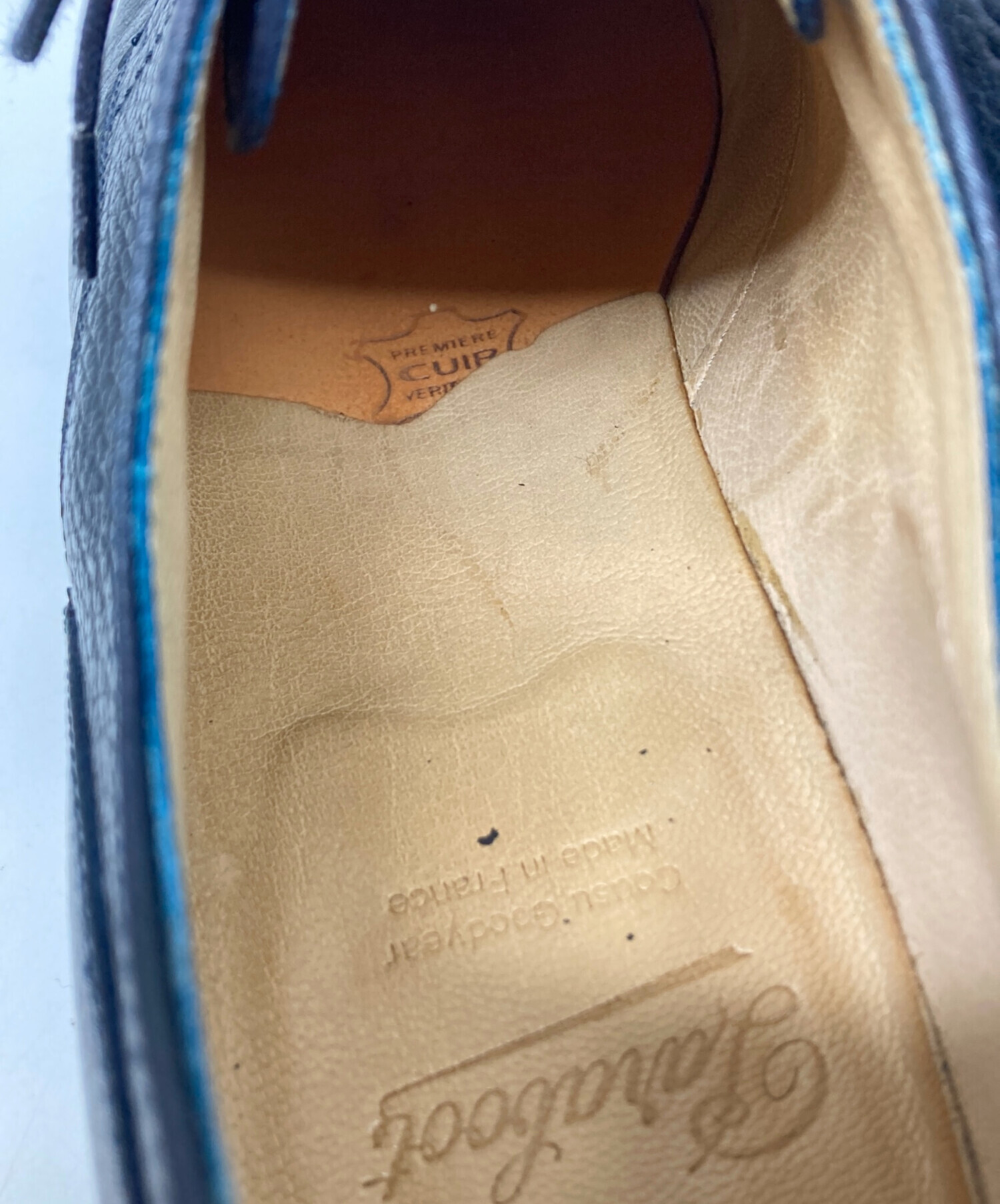 中古・古着通販】PARABOOT (パラブーツ) レザーシューズ ネイビー