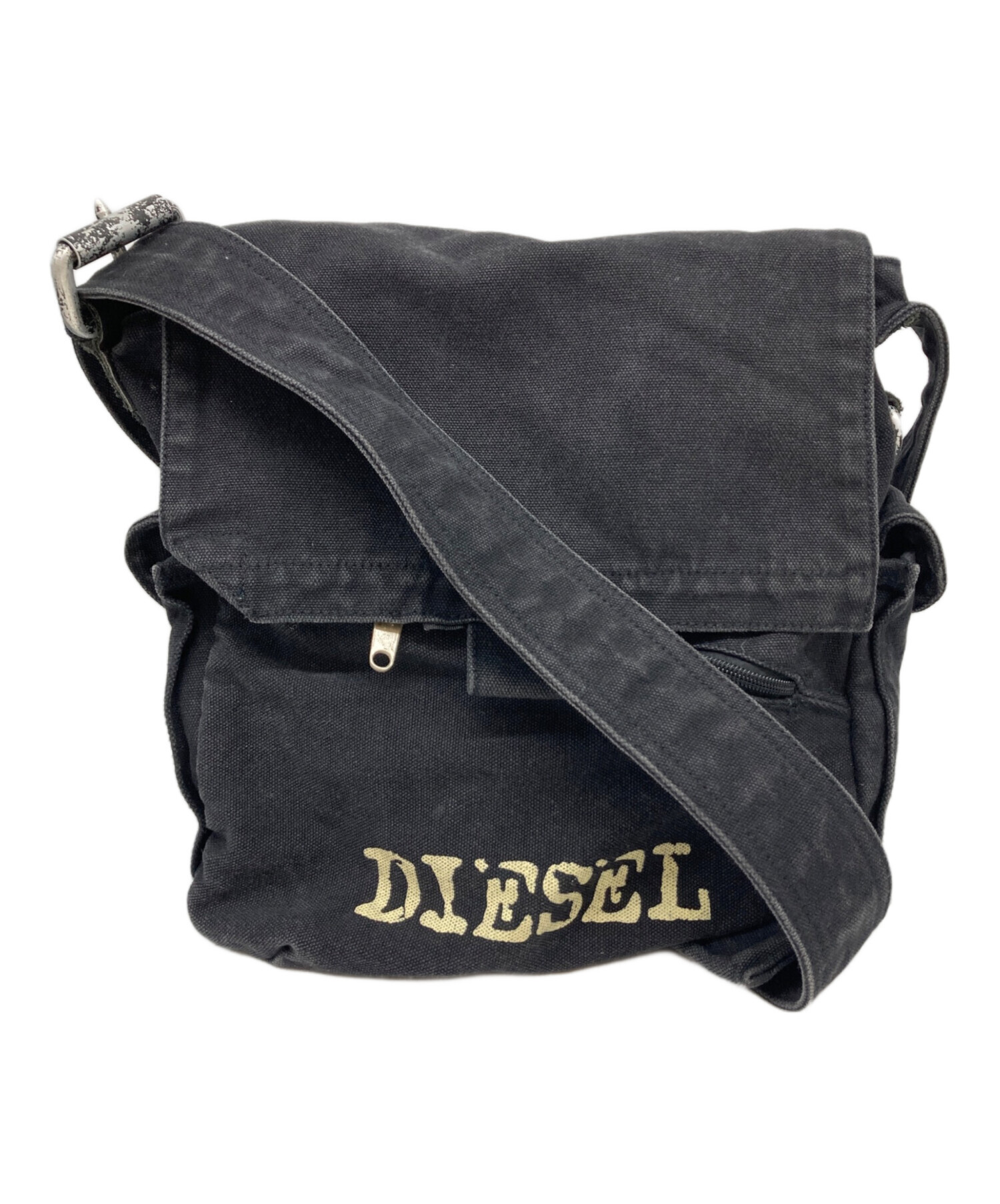 中古・古着通販】DIESEL (ディーゼル) キャンバスショルダーバッグ