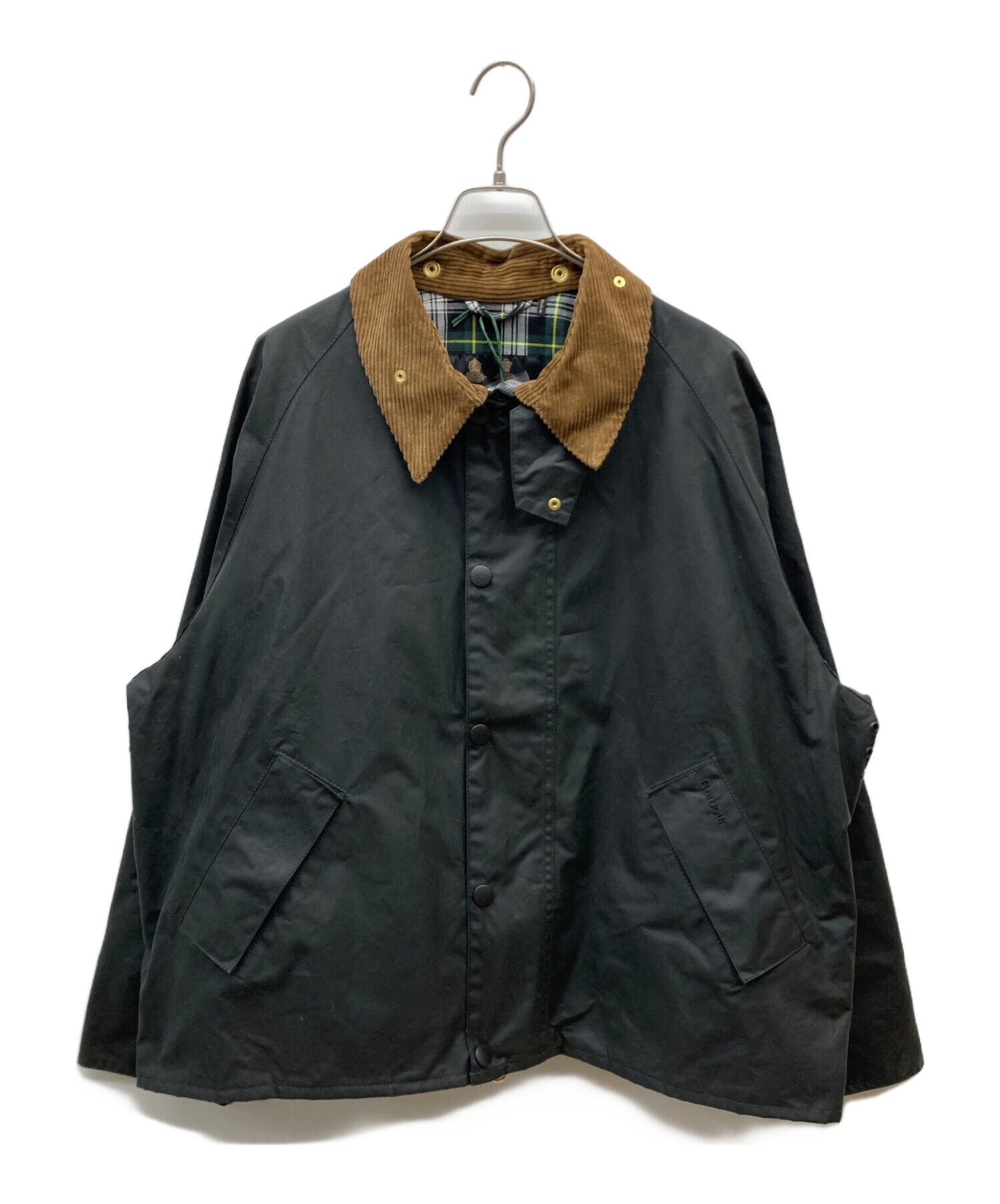 Barbour ジャケット 40サイズ オリーブ ノンワックス 中古・古着通販】Barbour (バブアー) TRANSPORT ワックス コットン
