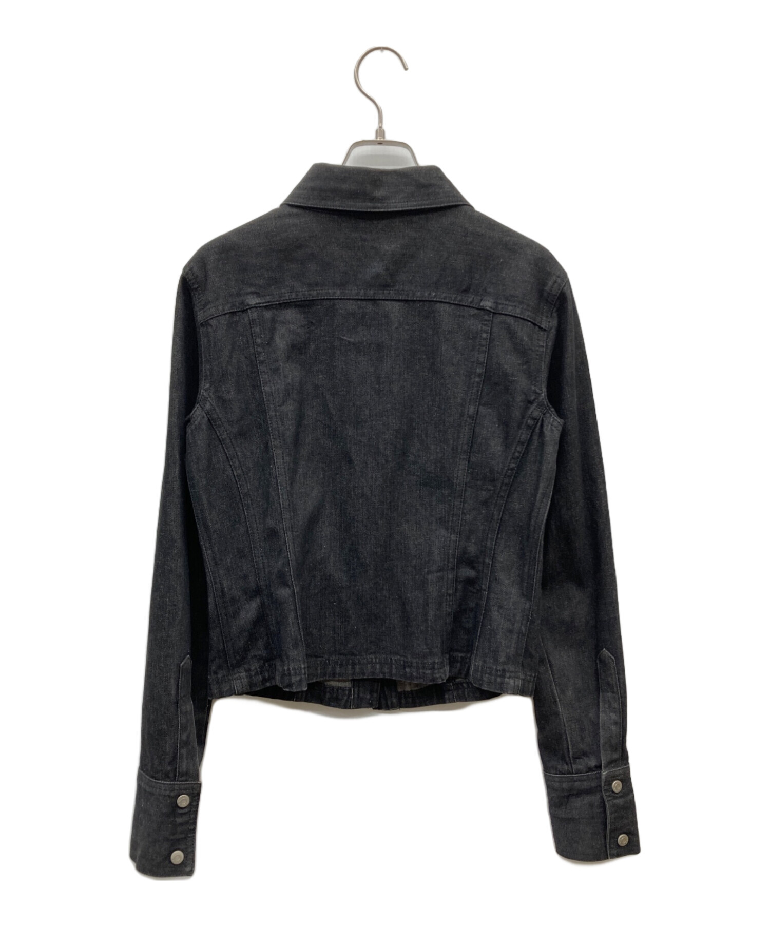 GUCCI デニムジャケット 38 中古・古着通販】GUCCI (グッチ) デニムシャツジャケット ブラック