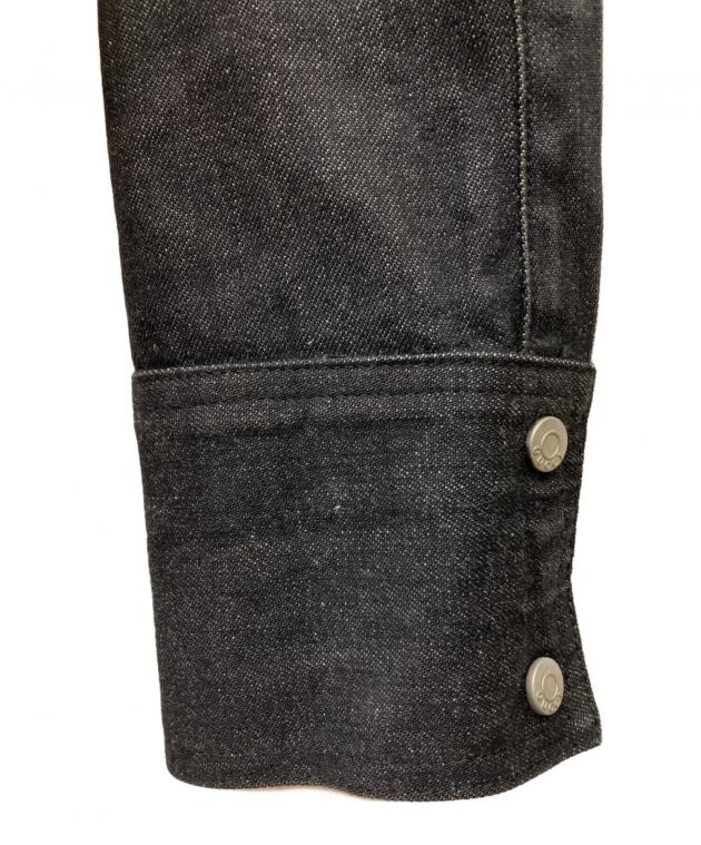 中古・古着通販】GUCCI (グッチ) デニムシャツジャケット ブラック
