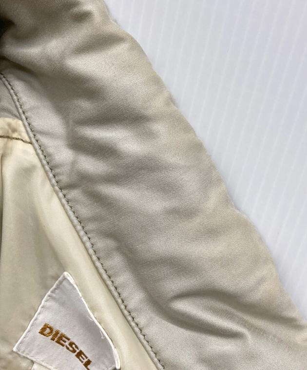 中古・古着通販】DIESEL (ディーゼル) ミリタリージャケット ベージュ 中古・古着通販】DIESEL (ディーゼル) ミリタリージャケット ベージュ