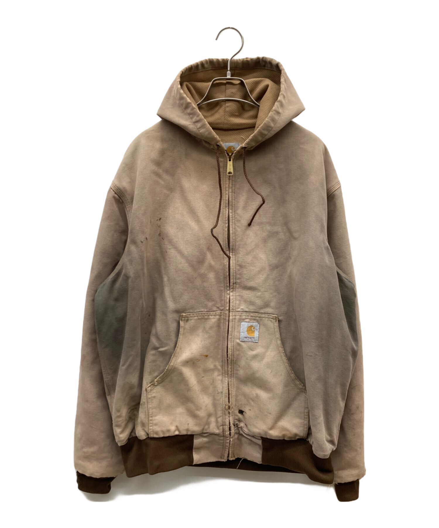 【希少サイズ】カーハート アクティブジャケットブラウン Youth XL 中古・古着通販】CarHartt (カーハート) アクティブジャケット
