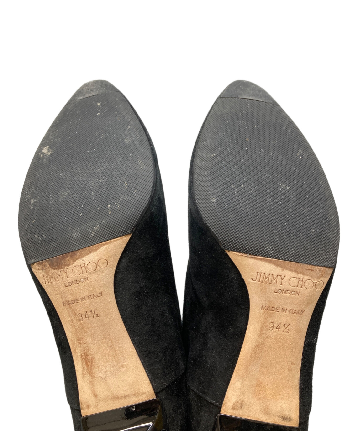 中古・古着通販】JIMMY CHOO (ジミーチュウ) ロングブーツ ブラック