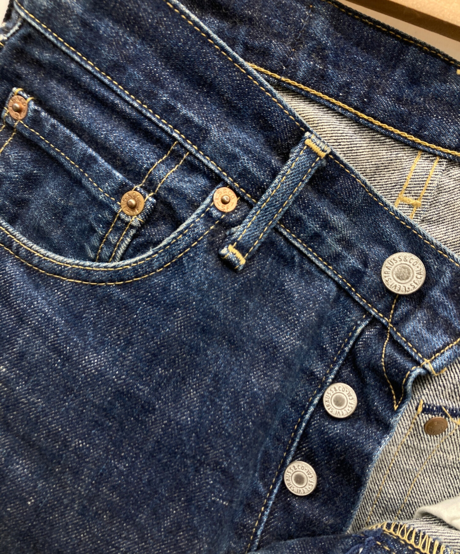 LEVI'S 503B ストレートデニム W30 L36 中古・古着通販】LEVI'S (リーバイス) 復刻503B XX デニムパンツ