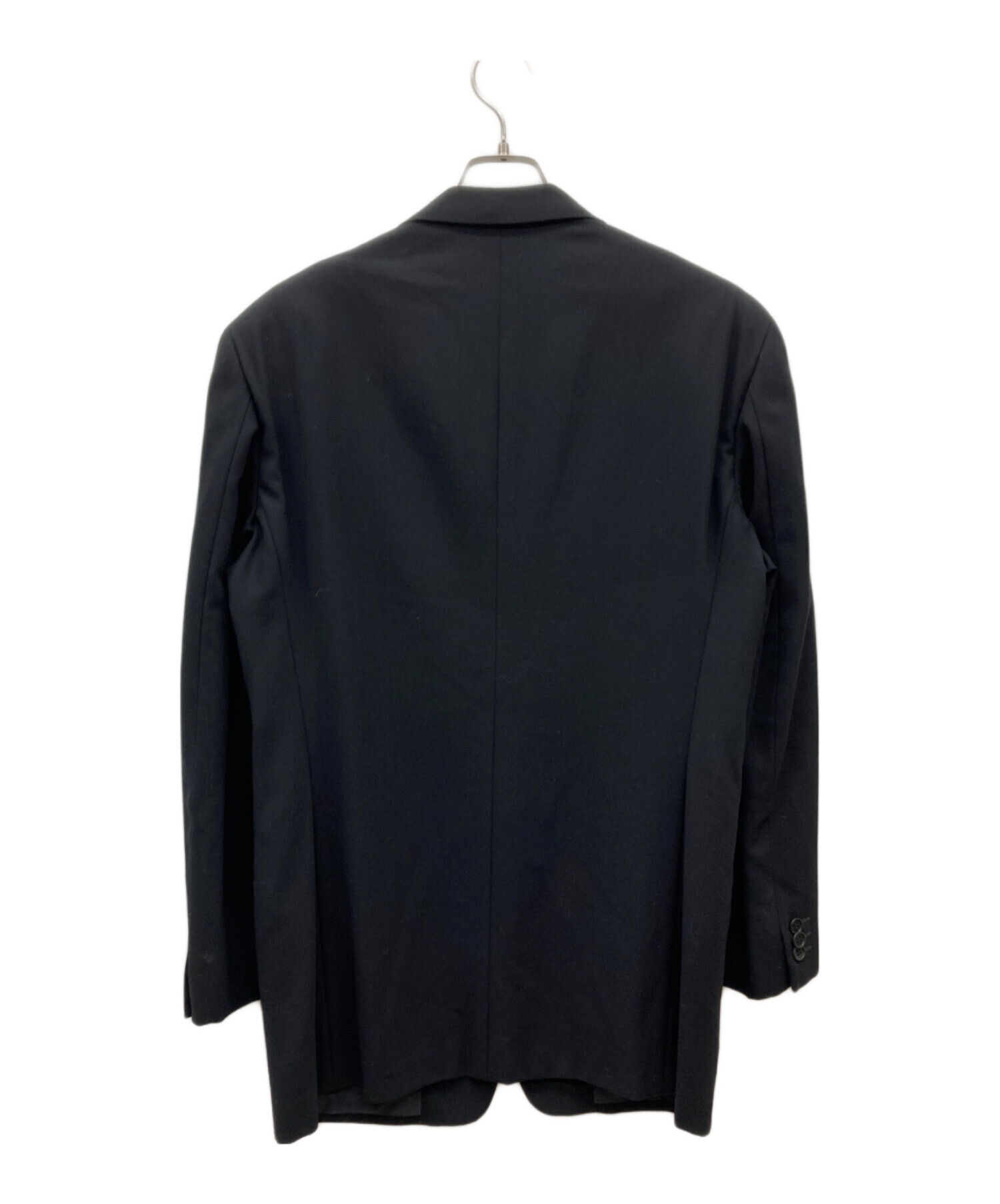 GIORGIOARMANI ジョルジオアルマーニ 46 スーツ 黒 セットアップ 中古・古着通販】GIORGIO ARMANI (ジョルジオアルマーニ) ウール