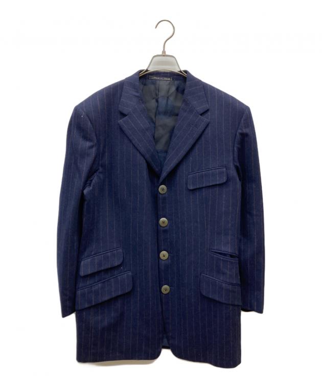 【高級】Gianni Versace スーツ ダブル 6B 紺 3ピース 中古・古着通販】GIANNI VERSACE (ジャンニ・ヴェルサーチ) 90's