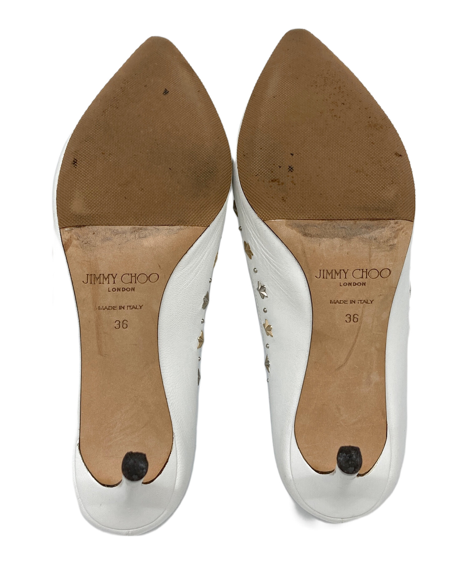 中古・古着通販】JIMMY CHOO (ジミーチュウ) スタースタッズパンプス