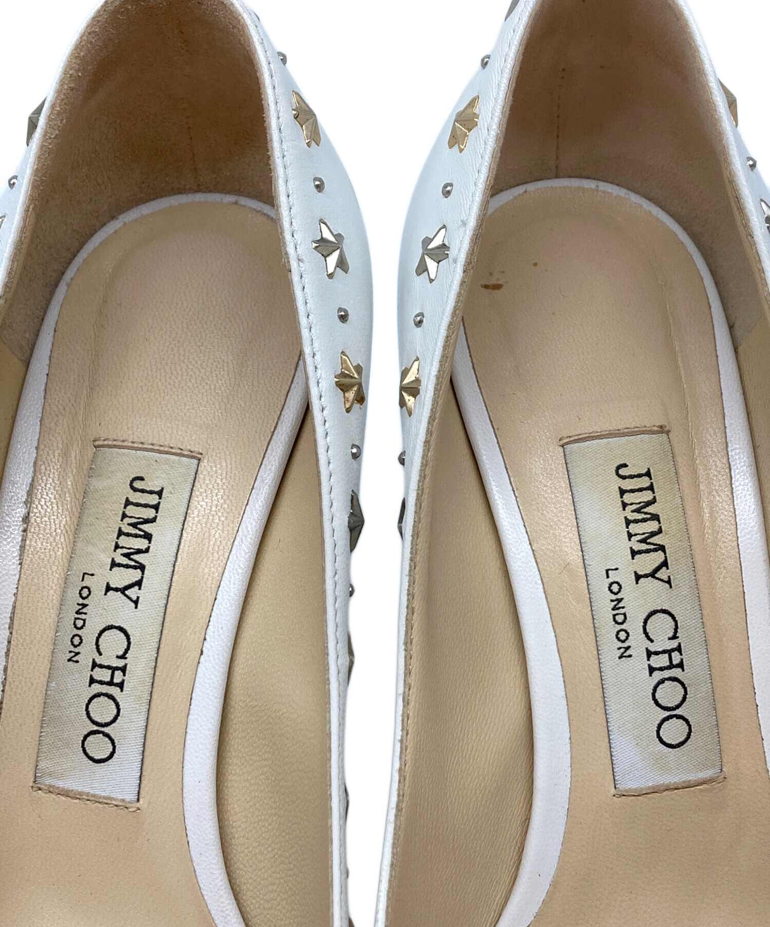 中古・古着通販】JIMMY CHOO (ジミーチュウ) スタースタッズパンプス