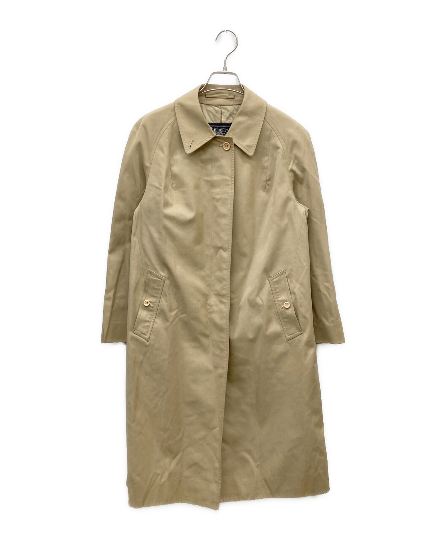 ス*ー様 美品　BURBERRY ステンカラーコート ブラウンベージュ　L 中古・古着通販】Burberry's (バーバリーズ) ステンカラーコート
