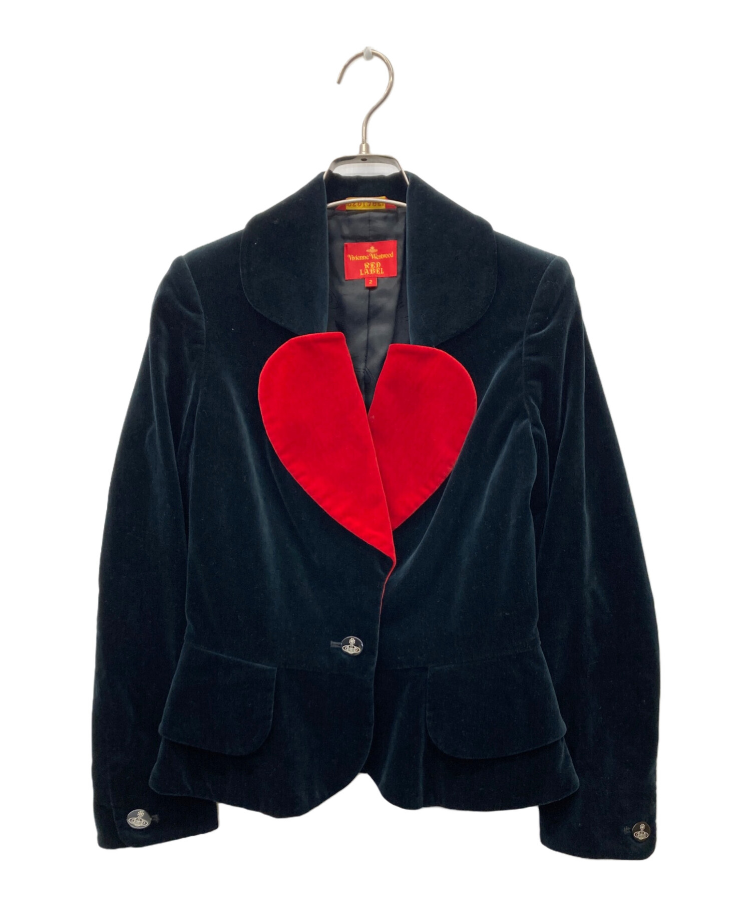 Vivienne Westwood RED LABEL ベロアジャケット 中古・古着通販】Vivienne Westwood RED LABEL (ヴィヴィアンウエスト