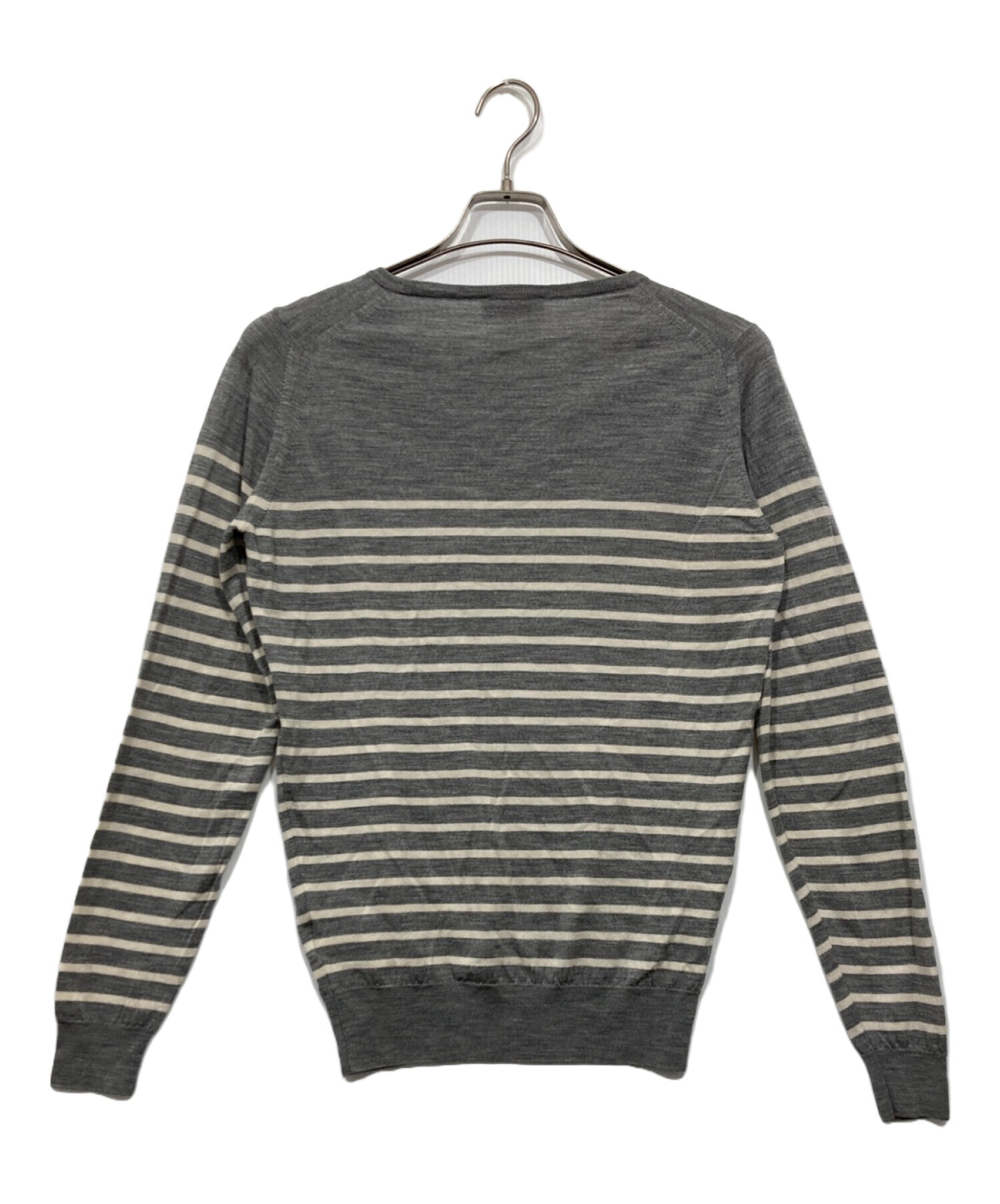 中古・古着通販】JOHN SMEDLEY (ジョンスメドレー) ニット グレー