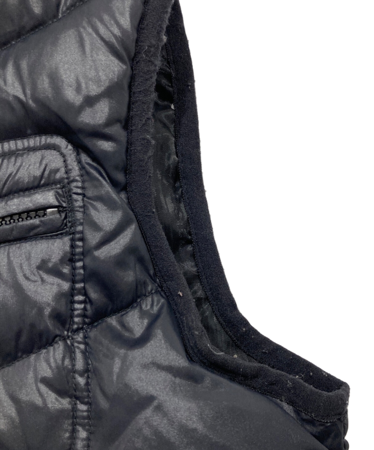 中古・古着通販】DIESEL (ディーゼル) ダウンベスト ブラック サイズ:S