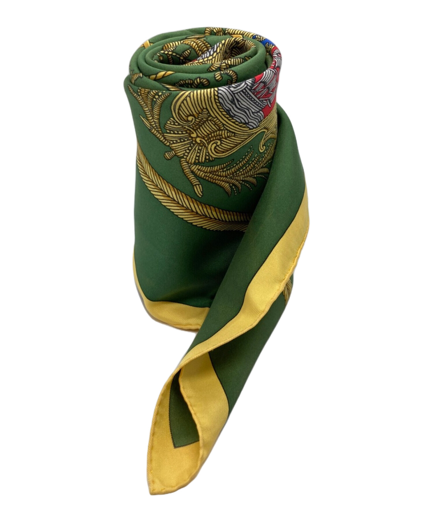 HERMES エルメス シルクスカーフ グリーン 【公式通販】