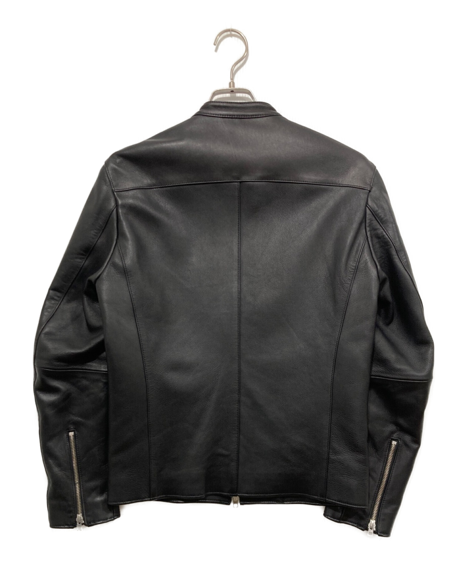 新品]定価17064円 LIDNMラムレザーシングルライダース